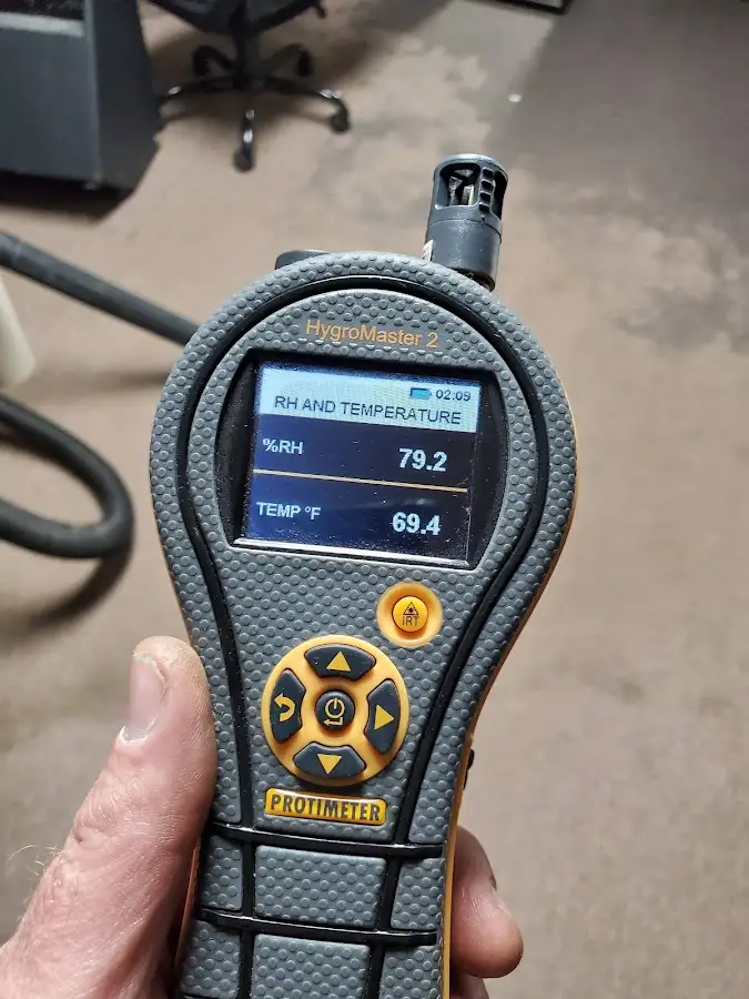 Moisture meter humidity assessment for Mold Remediation & Removal in Delaware